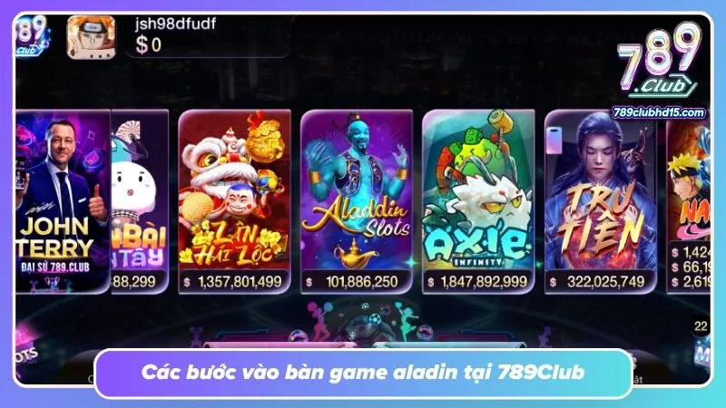 Màn hình chọn game hiển thị rõ nút tham gia và mức cược