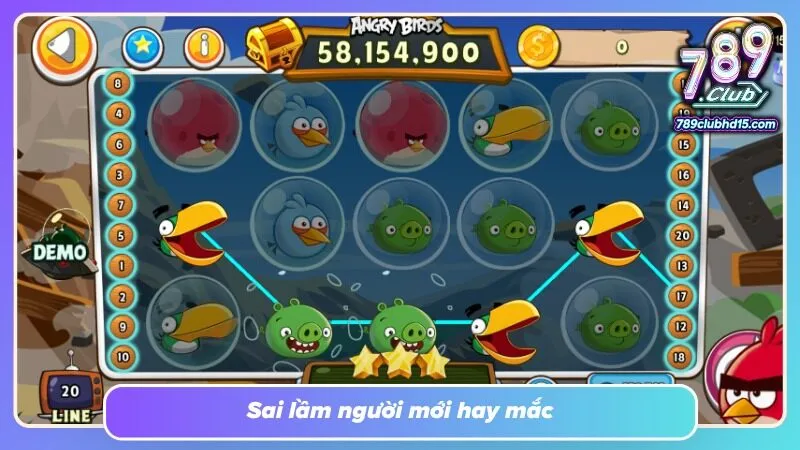 Chọn mức cược quá cao khiến ngân sách giảm nhanh qua vài lượt