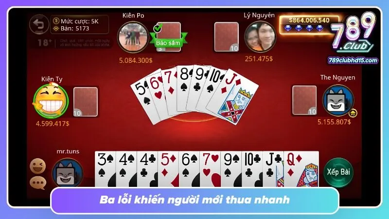 Giữ quân mạnh quá lâu có thể khiến thế bài bị động ở những lượt cuối