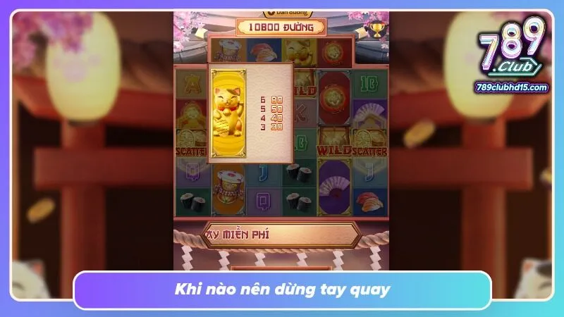 Mức ngân sách còn lại là tín hiệu để cân nhắc khép lại phiên quay thưởng